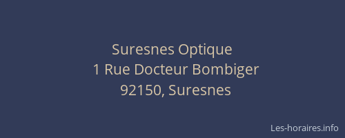 Suresnes Optique