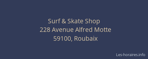 Surf & Skate Shop