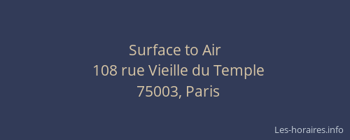 Surface to Air