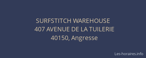 SURFSTITCH WAREHOUSE