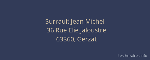 Surrault Jean Michel