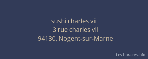sushi charles vii