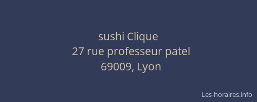 sushi Clique