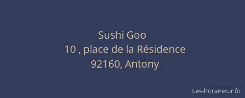 Sushi Goo