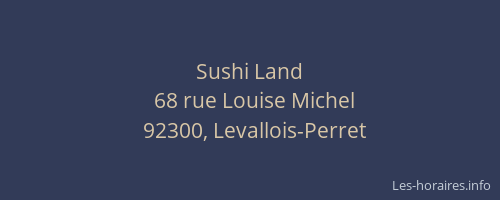 Sushi Land