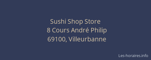 Sushi Shop Store