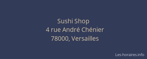 Sushi Shop