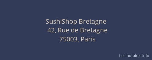 SushiShop Bretagne