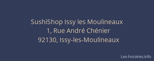 SushiShop Issy les Moulineaux