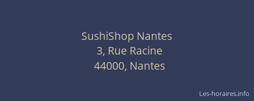 SushiShop Nantes