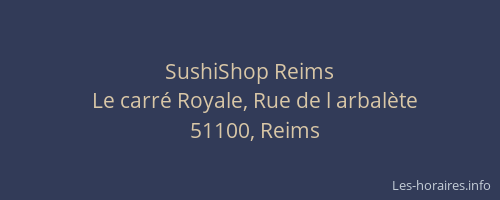 SushiShop Reims