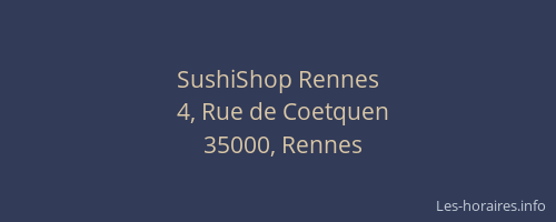 SushiShop Rennes