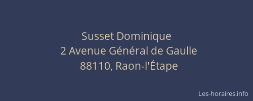 Susset Dominique