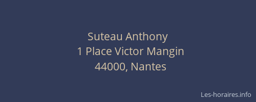 Suteau Anthony
