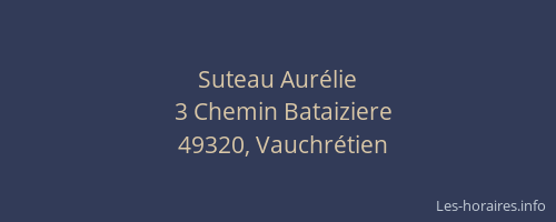 Suteau Aurélie