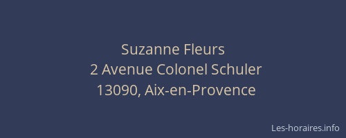 Suzanne Fleurs