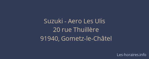 Suzuki - Aero Les Ulis