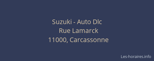 Suzuki - Auto Dlc