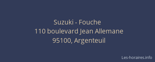 Suzuki - Fouche