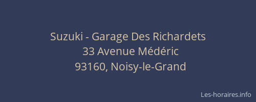 Suzuki - Garage Des Richardets