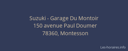 Suzuki - Garage Du Montoir