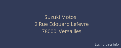 Suzuki Motos
