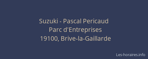 Suzuki - Pascal Pericaud