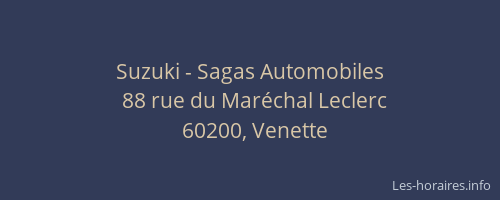 Suzuki - Sagas Automobiles