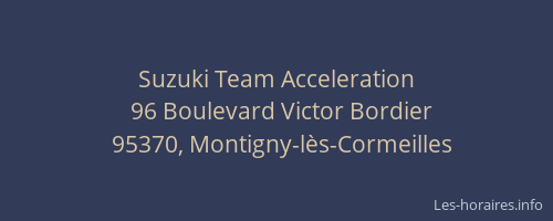 Suzuki Team Acceleration