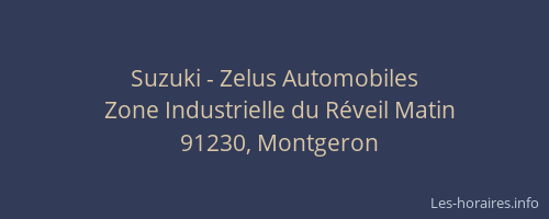 Suzuki - Zelus Automobiles
