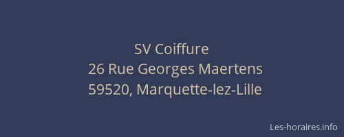SV Coiffure