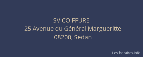 SV COIFFURE