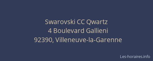Swarovski CC Qwartz