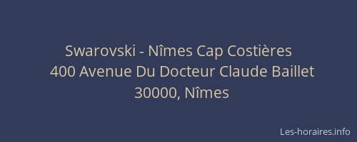 Swarovski - Nîmes Cap Costières