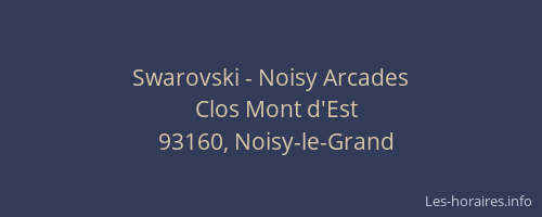 Swarovski - Noisy Arcades