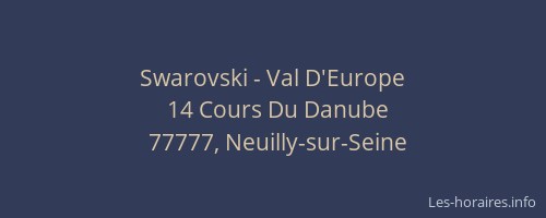 Swarovski - Val D'Europe