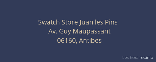 Swatch Store Juan les Pins