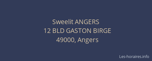 Sweelit ANGERS