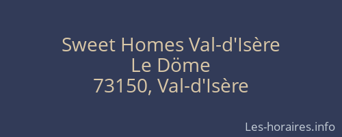 Sweet Homes Val-d'Isère