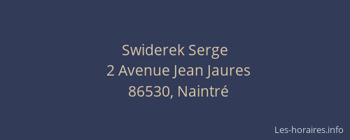 Swiderek Serge