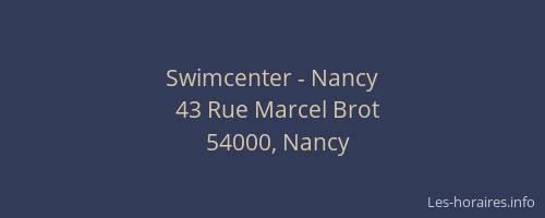 Swimcenter - Nancy