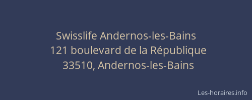 Swisslife Andernos-les-Bains