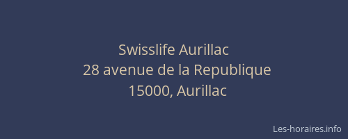 Swisslife Aurillac