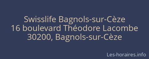 Swisslife Bagnols-sur-Cèze