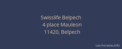 Swisslife Belpech
