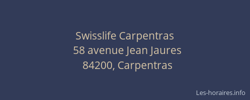 Swisslife Carpentras