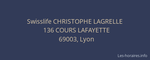 Swisslife CHRISTOPHE LAGRELLE