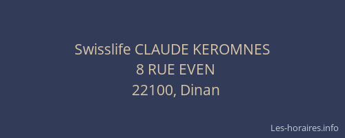 Swisslife CLAUDE KEROMNES
