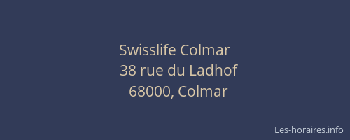 Swisslife Colmar