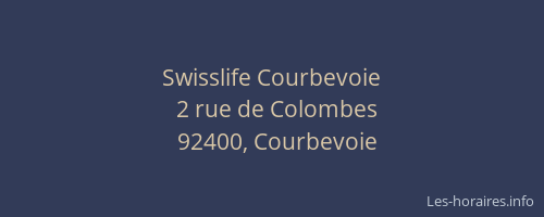 Swisslife Courbevoie